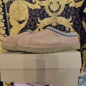 UGG Men's Brown Suede Slip-Ons